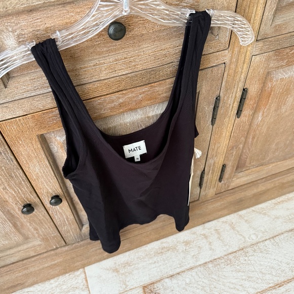 MATE Black Cotton Layering Tank XS - Picture 3 of 8